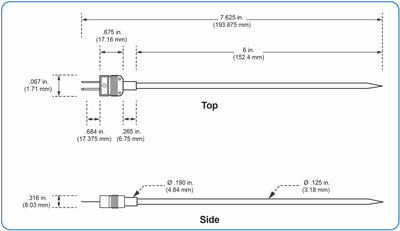 Load image into Gallery viewer, Wireless Thermocouple Sensor K-Type Quick Connect Probe
