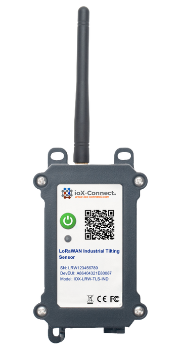 Industrial LoRaWAN Tilt Sensor for Structural Monitoring | ioX-Connect