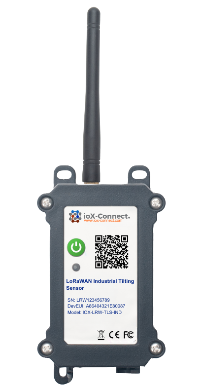 Industrial LoRaWAN Tilt Sensor for Structural Monitoring | ioX-Connect