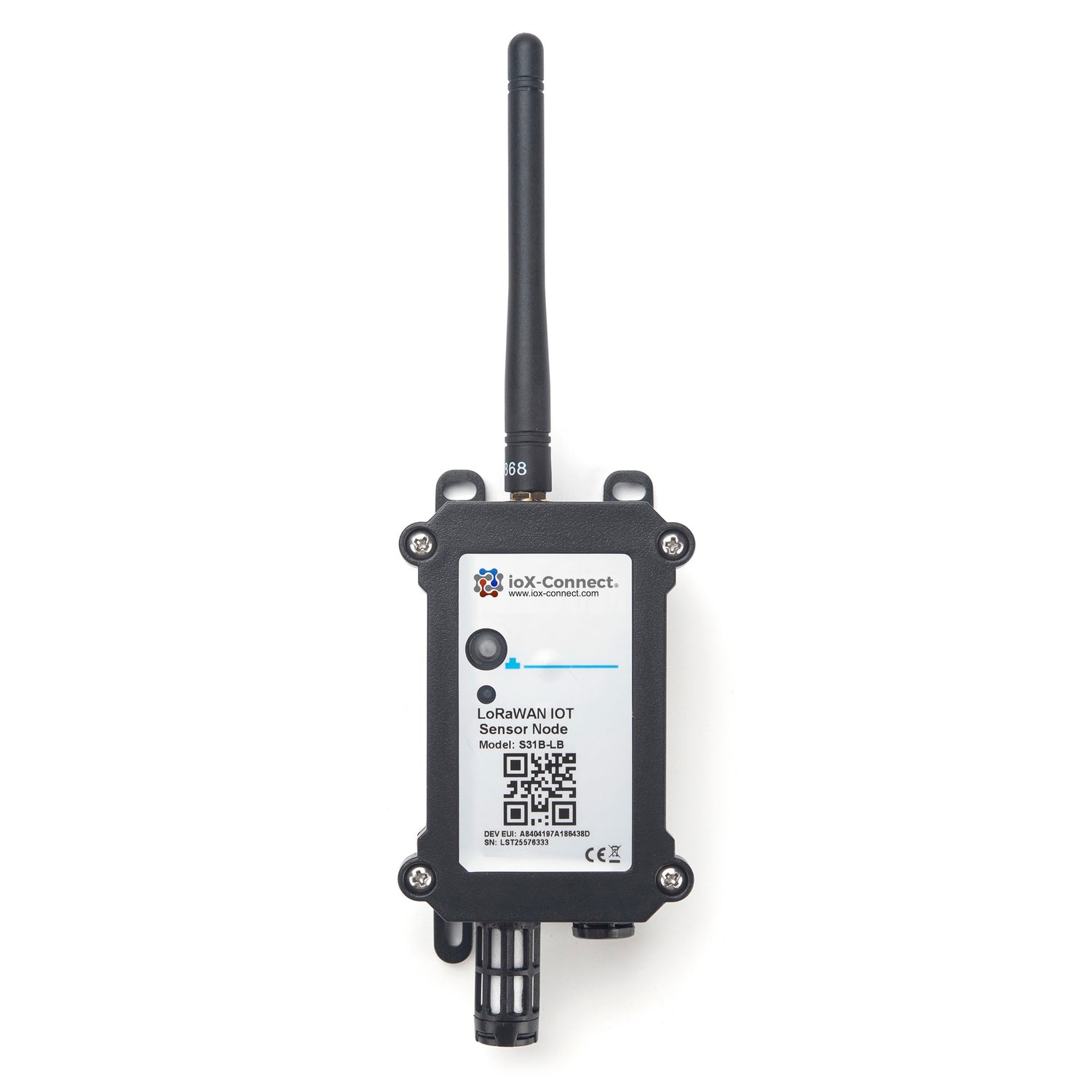LoRaWAN Temperature & Humidity Sensor | IP66 Waterproof | ioX-Connect