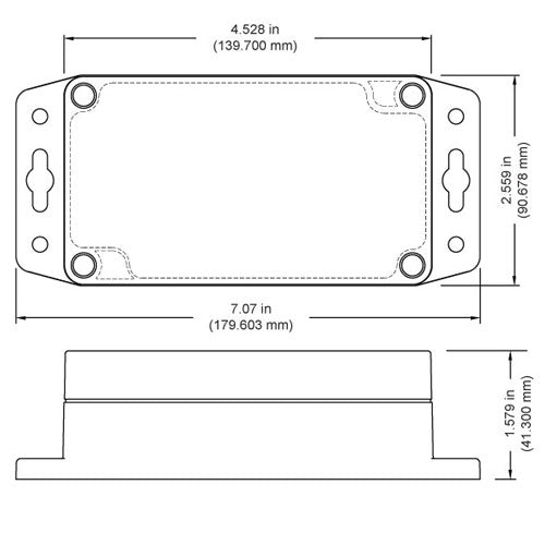 Industrial Wireless Air Velocity Sensor Housing